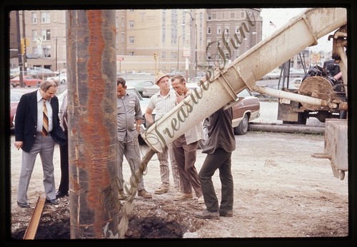 Concrete truck pouring - concrete,